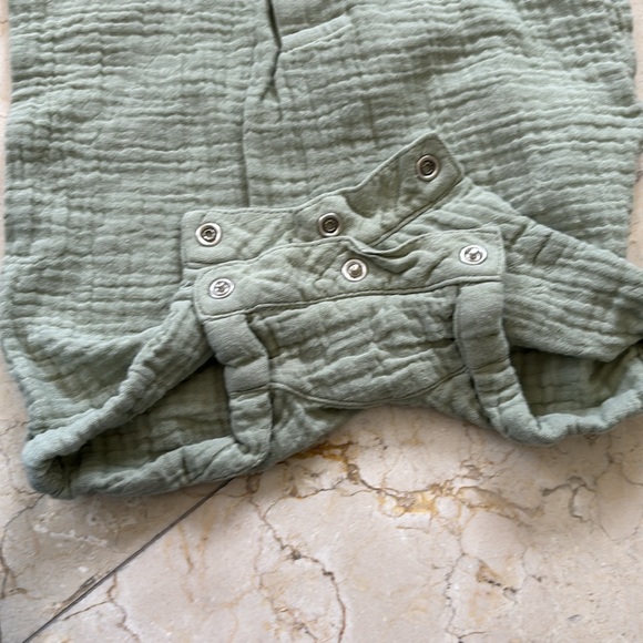 Okie‎ Dokie✨Romper Boys ✨Sz: 9M ❤️Green✨Short Sleeve✨ - Picture 5 of 6
